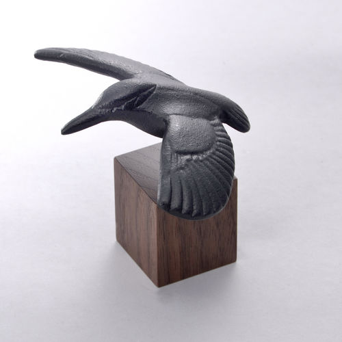 Scultura in ghisa - TR-04 - Chushin Kobo Co., Ltd. - verde / nera / gialla