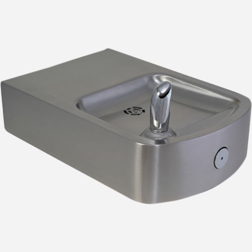 Fontanella per disabili - A151-FG Series - murdock - da parete / da interno / in acciaio inossidabile lucido