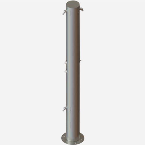 Doccia in acciaio inossidabile - M-PCS24 - murdock - tubolare / per piscina pubblica / satinata