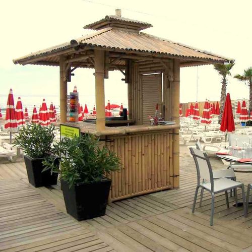 Chiosco commerciale - Beach Concept - da esterno / in bambù / modulare