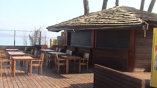 Chiosco commerciale - CORSICA - Beach Concept - da esterno / in legno / modulare