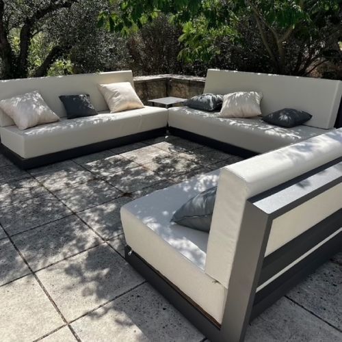 Divano modulare - MOUSSES ETOILES - d'angolo / design / da esterno
