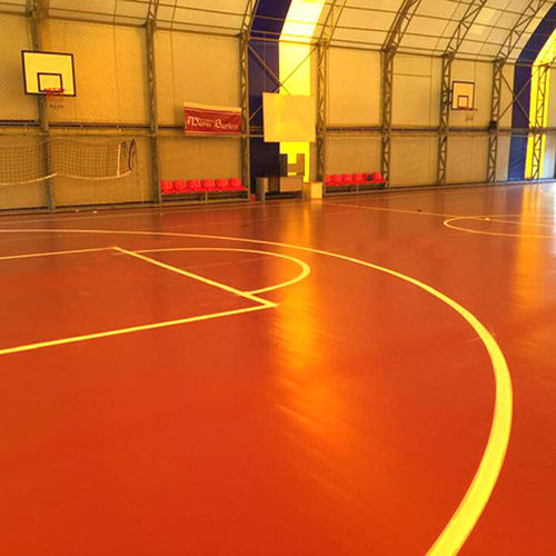 Intonaco di protezione - POLYSPORT 952-SEMIMAT - KDF - Sports Flooring Production - di impermeabilizzazione / di finitura / per interni