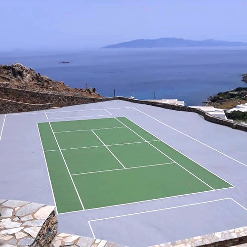 Pavimento in acrilico - SUPER ELASTOCOAT FINE 842 - KDF - Sports Flooring Production - per impianto sportivo / altri formati / liscio