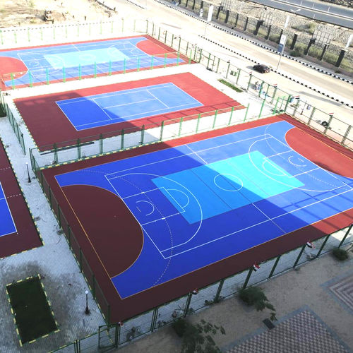 Pittura acrilica - ELASTOMARK 818 - KDF - Sports Flooring Production - di protezione / di finitura / da esterno