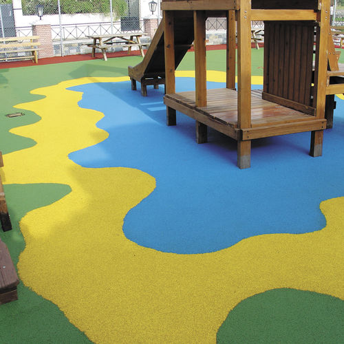 Legante a base di polimeri - PU BINDER 1120 - KDF - Sports Flooring Production - a base di poliuretano / per solaio / per pavimento esterno