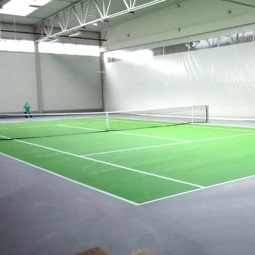 Pavimentazione sportiva da interno - POLYFLEX AEL-IN - KDF - Sports Flooring Production - in acrilico / per sale polivalenti / per campo sportivo