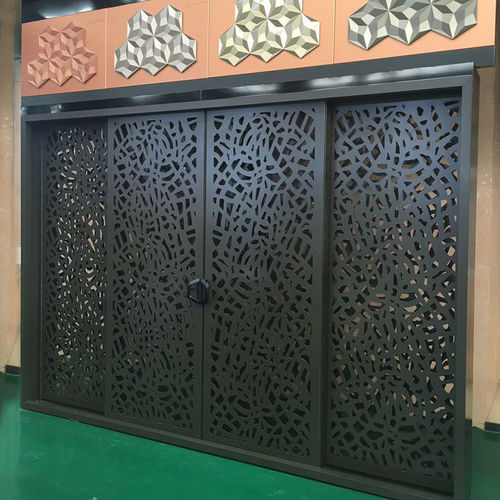 Porta di servizio - Altop Facade Co, ltd. - in alluminio / scorrevole / contemporanea