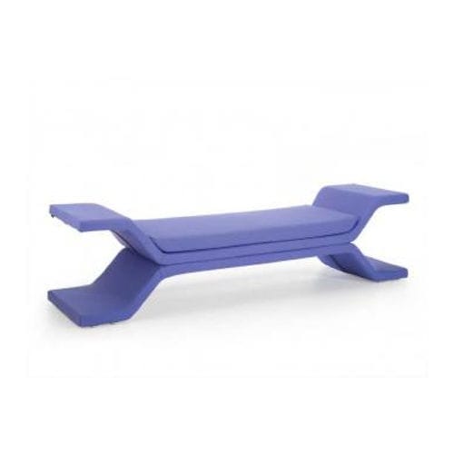 Divanetto imbottito contemporaneo - BANKEY - OFISTIM - in tessuto / contract / rosso
