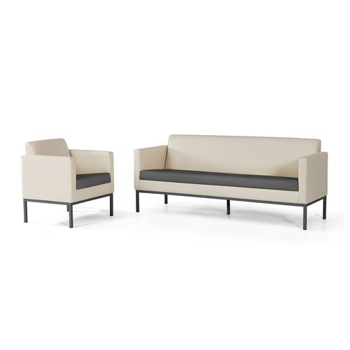 Divano contemporaneo - VOLER - OFISTIM - in tessuto / beige / contract