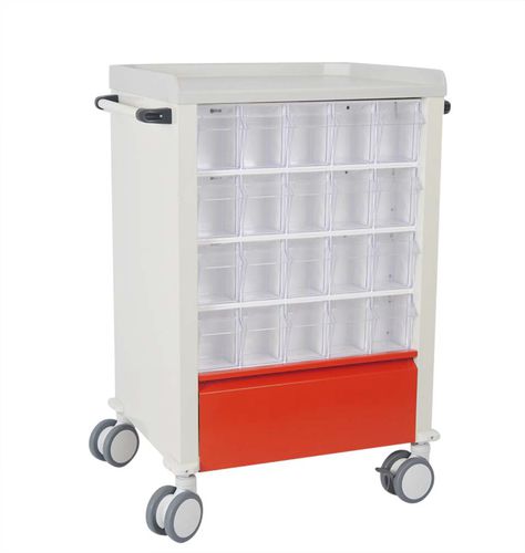 Carrello di servizio - INV-ILDA1 - OFISTIM - per ospedale / in metallo