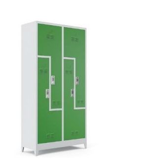 Armadietto spogliatoio in metallo - QUADRUPLE, Z - OFISTIM - a combinazione / contract / con sistema di sicurezza