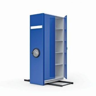 Armadio classificatore alto - OFISTIM - in laminato / con sportello battente / contemporaneo