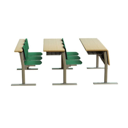Tavolo per corsi di formazione contemporaneo - OFISTIM - in laminato / con supporto in metallo / rettangolare