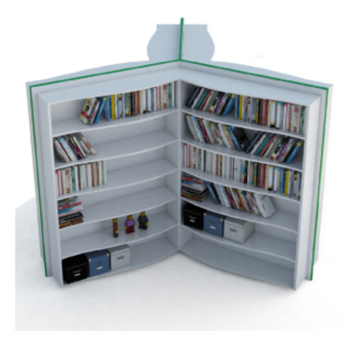 Libreria contemporanea - Bibi - OFISTIM - per scuola / in legno