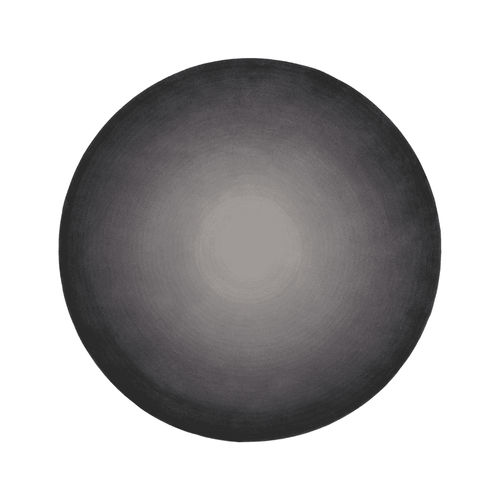 Tappeto grigio - Circular  - Alp Carpets - contemporaneo / a tinta unita / in lana