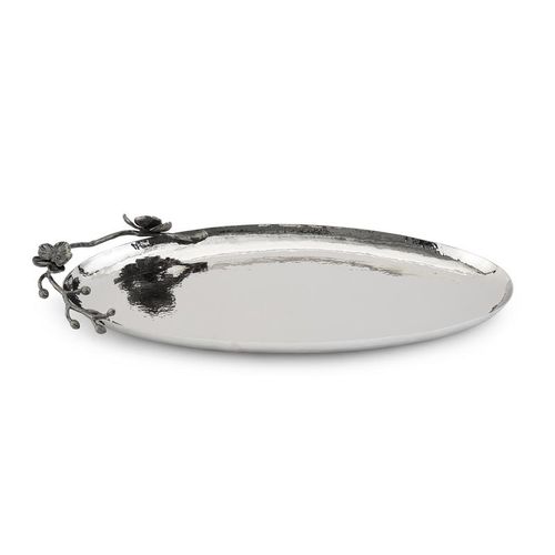 Vassoio di servizio in acciaio inossidabile - BLACK ORCHID   - Michael Aram - per uso domestico