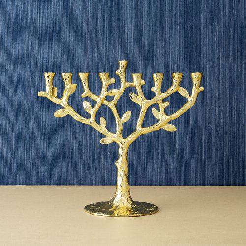 Portacandela in ottone placcato oro - TREE OF LIFE - Michael Aram