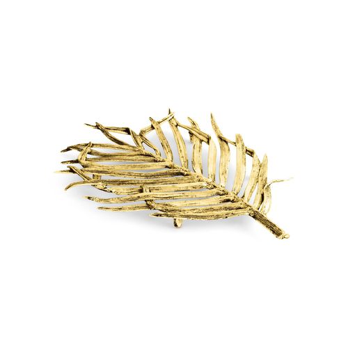 Sottopiatto in ottone placcato oro - PALM  - Michael Aram - altre forme