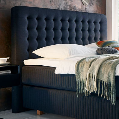 Testiera per letto matrimoniale - SAGA - Kamjo Bedding OÜ - contemporanea / in tessuto / imbottita