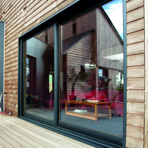 Profilato per porte in alluminio verniciato - ALUCLIP TROCAL 76MD - Termo Express - in PVC / di sicurezza / termoisolante