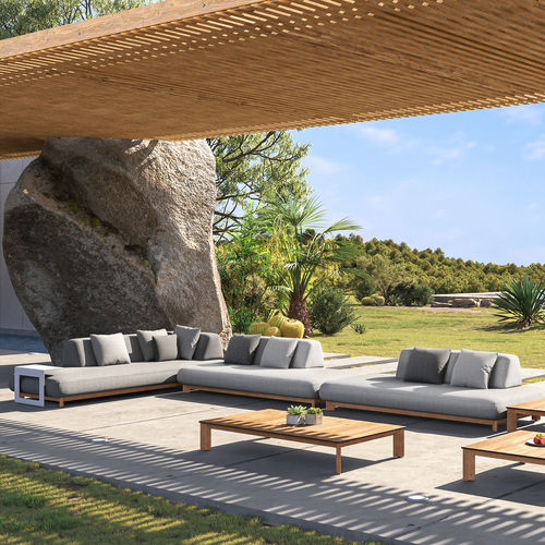 Divano modulare - CALA - IVINI - contemporaneo / da esterno / in Sunbrella®