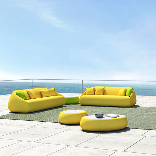 Divano contemporaneo - VIGO - IVINI - da esterno / in Sunbrella® / idrorepellente