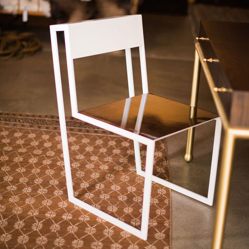Sedia contemporanea - AIR - Jason Mizrahi Designs - da interno / in alluminio / con supporto in alluminio