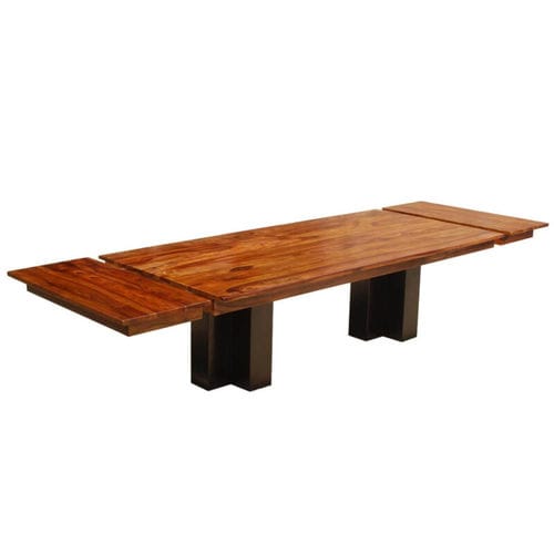 Tavolo da pranzo contemporaneo - AUSTIN - Furniture BoutiQ - in legno massiccio / con supporto in legno massiccio / rettangolare
