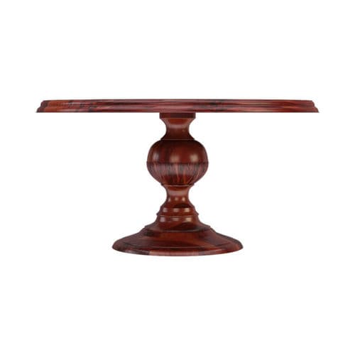 Tavolo da pranzo classico - NEVADA - Furniture BoutiQ - in legno di rosa / con supporto in legno / rotondo