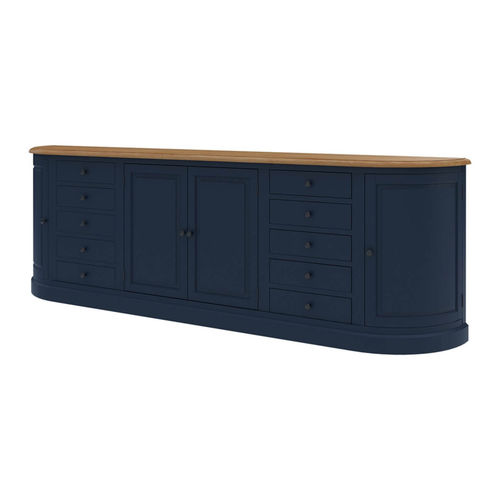 Credenza contemporanea - SAN FRANCISCO - Furniture BoutiQ - in legno massiccio / con cassetti / con ante battenti