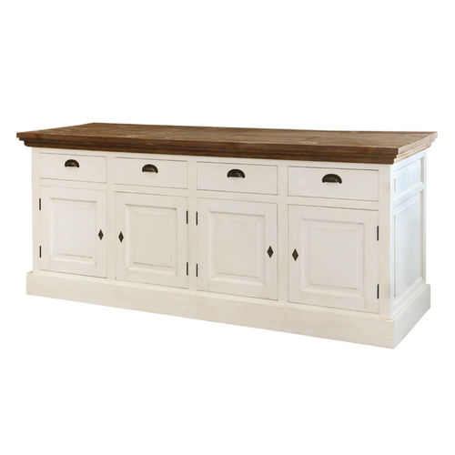 Credenza classica - GEORGIA - Furniture BoutiQ - in legno massiccio / con cassetti / con ante battenti