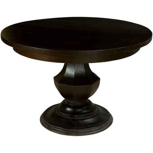 Tavolo da pranzo classico - NAINA - Furniture BoutiQ - in legno / con supporto in legno / rotondo