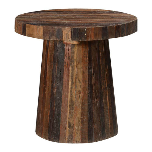 Tavolo alto classico - MEXIMO - Furniture BoutiQ - in legno / con supporto in legno / rotondo