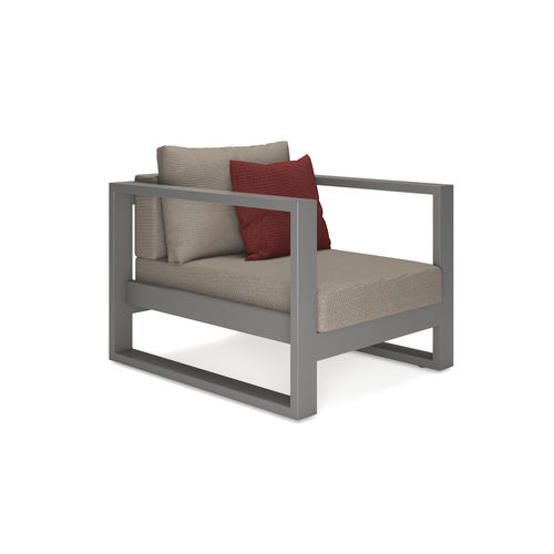 Poltrona contemporanea - AMBER - SJY FURNITURE - in Sunbrella® / in tessuto acrilico / in alluminio
