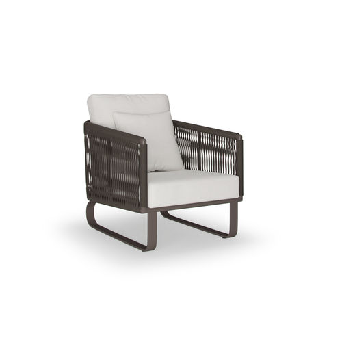 Poltrona contemporanea - HAITI - SJY FURNITURE - in Sunbrella® / in tessuto acrilico / in alluminio