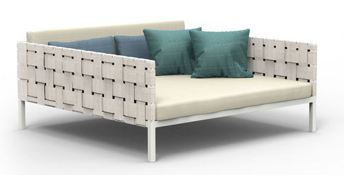 Dormeuse contemporanea - ASTHINA - SJY FURNITURE - in Sunbrella® / in tessuto acrilico / in rattan