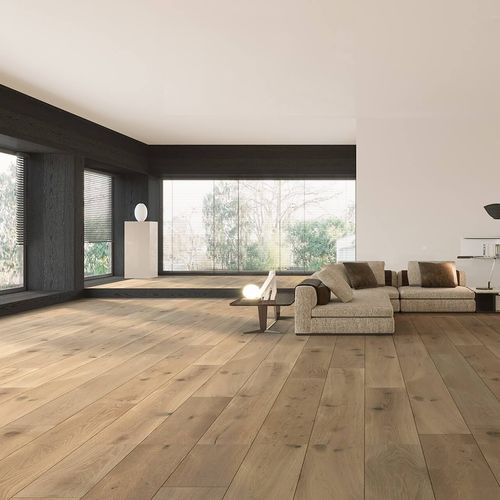 Parquet multistrato - CHATAIGNE - Décoplus Parquets - quercia europea / spazzolato / verniciato