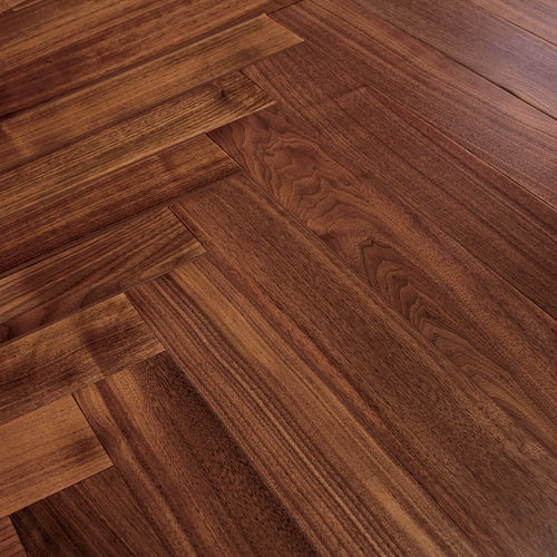 Parquet multistrato - SELECT - Décoplus Parquets - in noce / a spina di pesce / verniciato