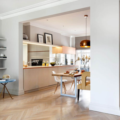 Parquet multistrato - CLASSIC - Décoplus Parquets - quercia europea / a spina di pesce / oliato