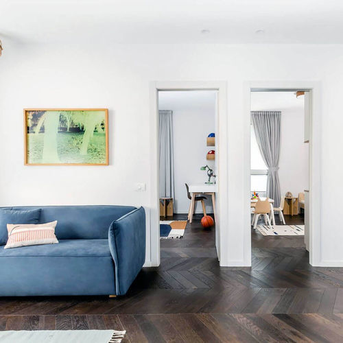 Parquet multistrato - AM&Eacute;RICANO - Décoplus Parquets - quercia europea / a spina di pesce / oliato