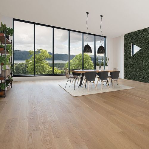 Parquet massello - PREMIER - Décoplus Parquets - quercia europea / spazzolato / verniciato