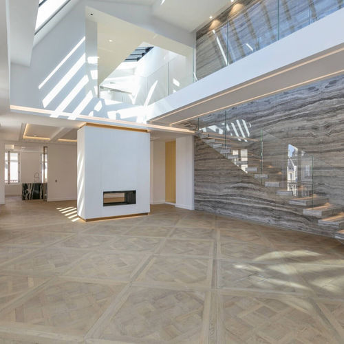 Parquet massello - DALLES DE VERSAILLES PRIME BRUT - Décoplus Parquets - in rovere / con intarsio in legno / da incollare