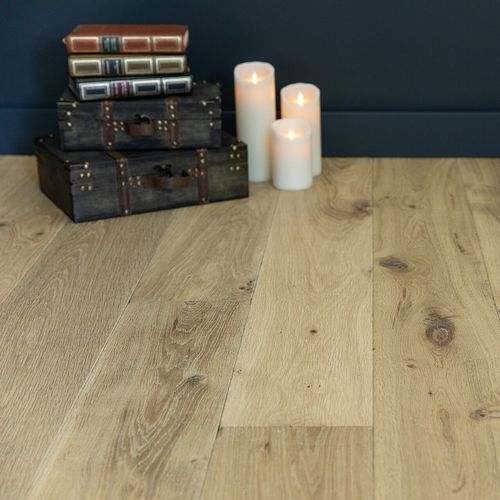 Parquet massello - POUSSIÈRE D'ARGILE - PA10 - Décoplus Parquets - quercia europea / finitura con olio naturale / anticato