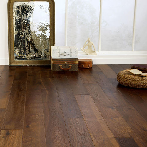 Parquet multistrato - CANELLE - Décoplus Parquets - quercia europea / spazzolato / verniciato