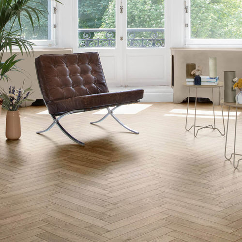 Parquet multistrato - ÉDUARDO - Décoplus Parquets - in rovere / a spina di pesce / oliato