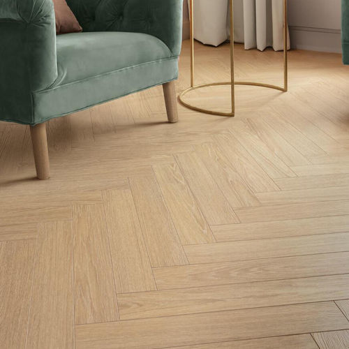 Pavimento laminato in rovere - BATON ROMPU CHARME LIGHT NATUREL - Décoplus Parquets - aspetto legno / aspetto parquet / per uso residenziale