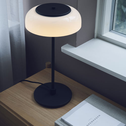 Lampada da tavolo - BLOSSI ON/OFF - Nuura - in metallo / in vetro soffiato / contemporanea