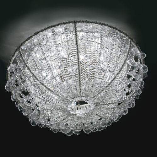 Plafoniera contemporanea - EX04 - Patrizia Garganti - rotonda / in cristallo / LED
