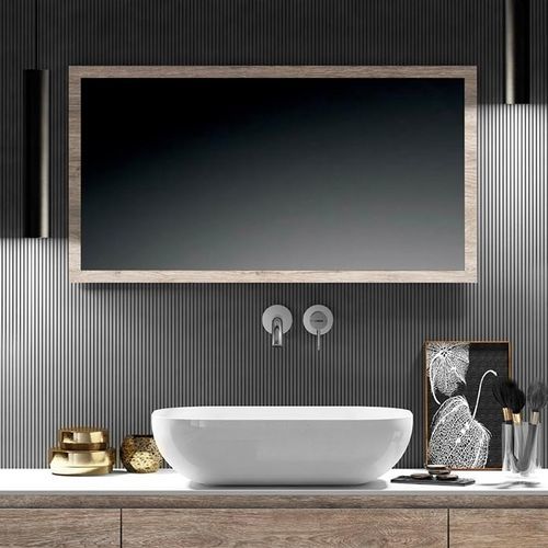 Specchio da bagno a muro - E010 - Kyrya Group - contract / contemporaneo / rettangolare
